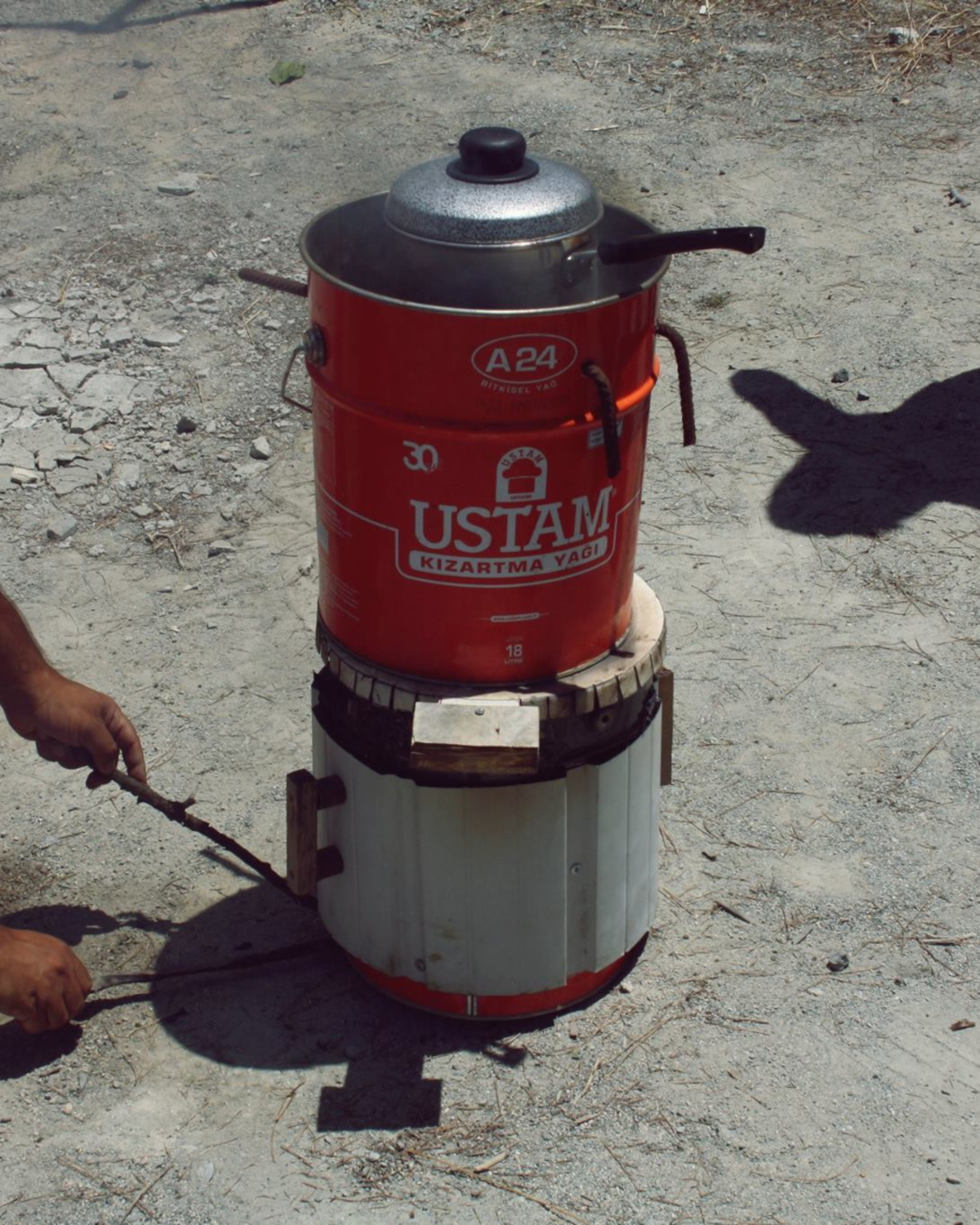 External corrugated metal